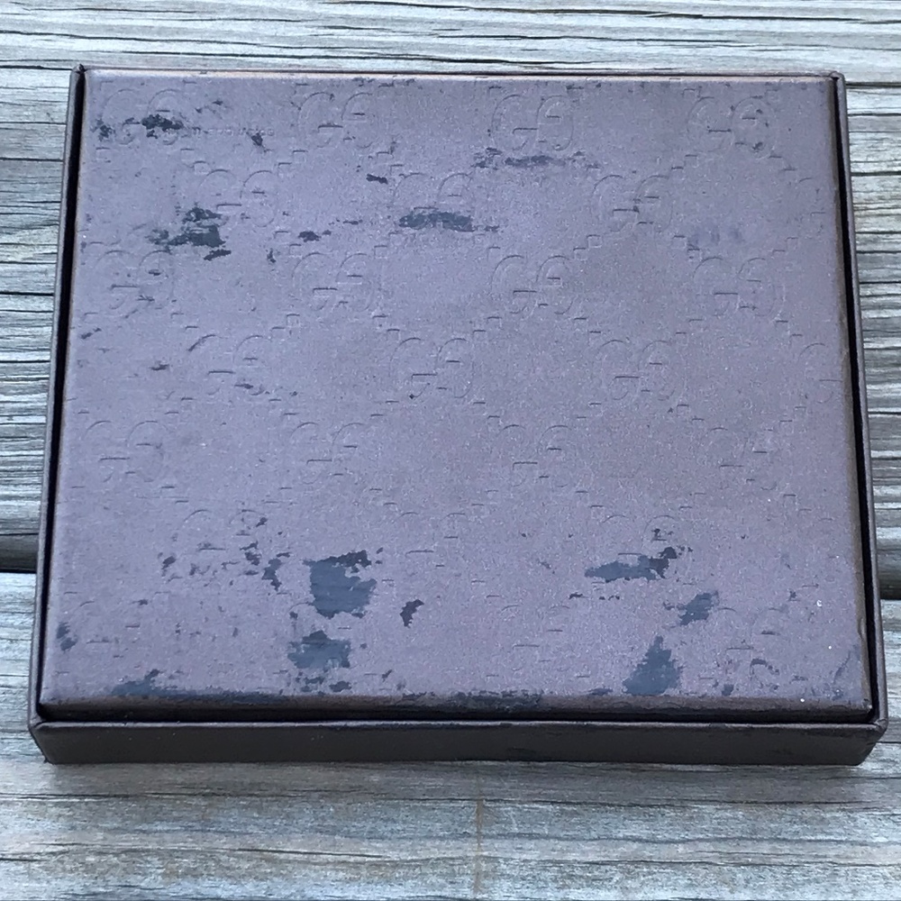 Gucci Men Wallet Authentic Black Bi fold Card Hold - Picture 6 of 8